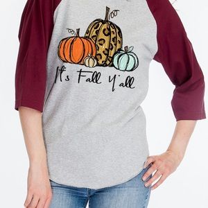 Fall raglan